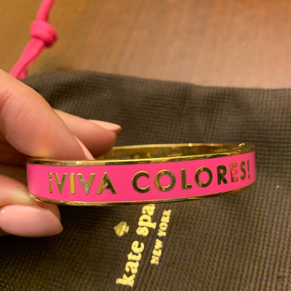 Pink and Gold Kate Spade bracelet